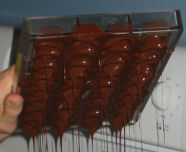 Chocolate in molds
