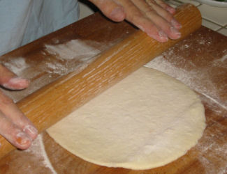 rolling the dough rolling the dough
